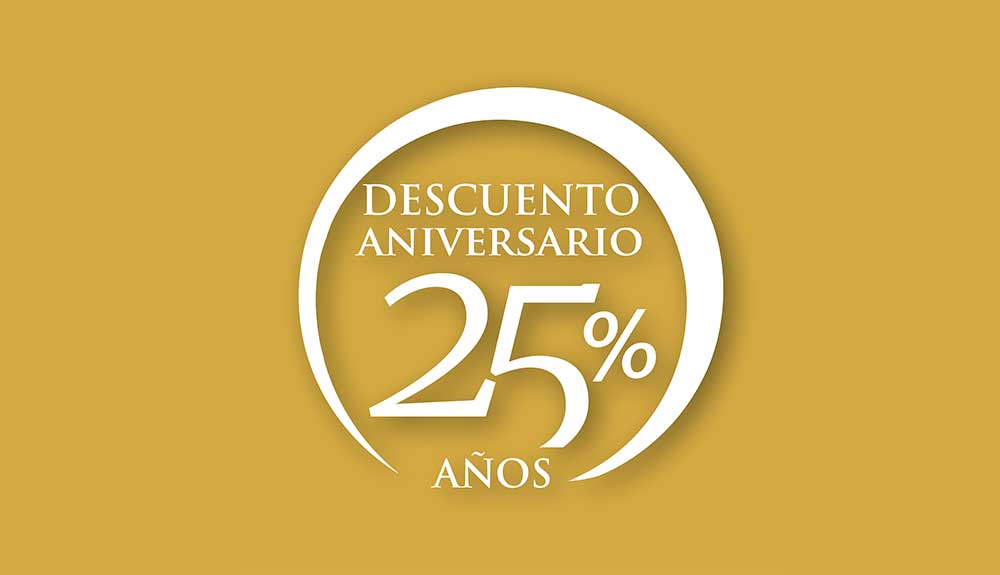 25 Aniversario de Esteban Orense con 25% de descuento